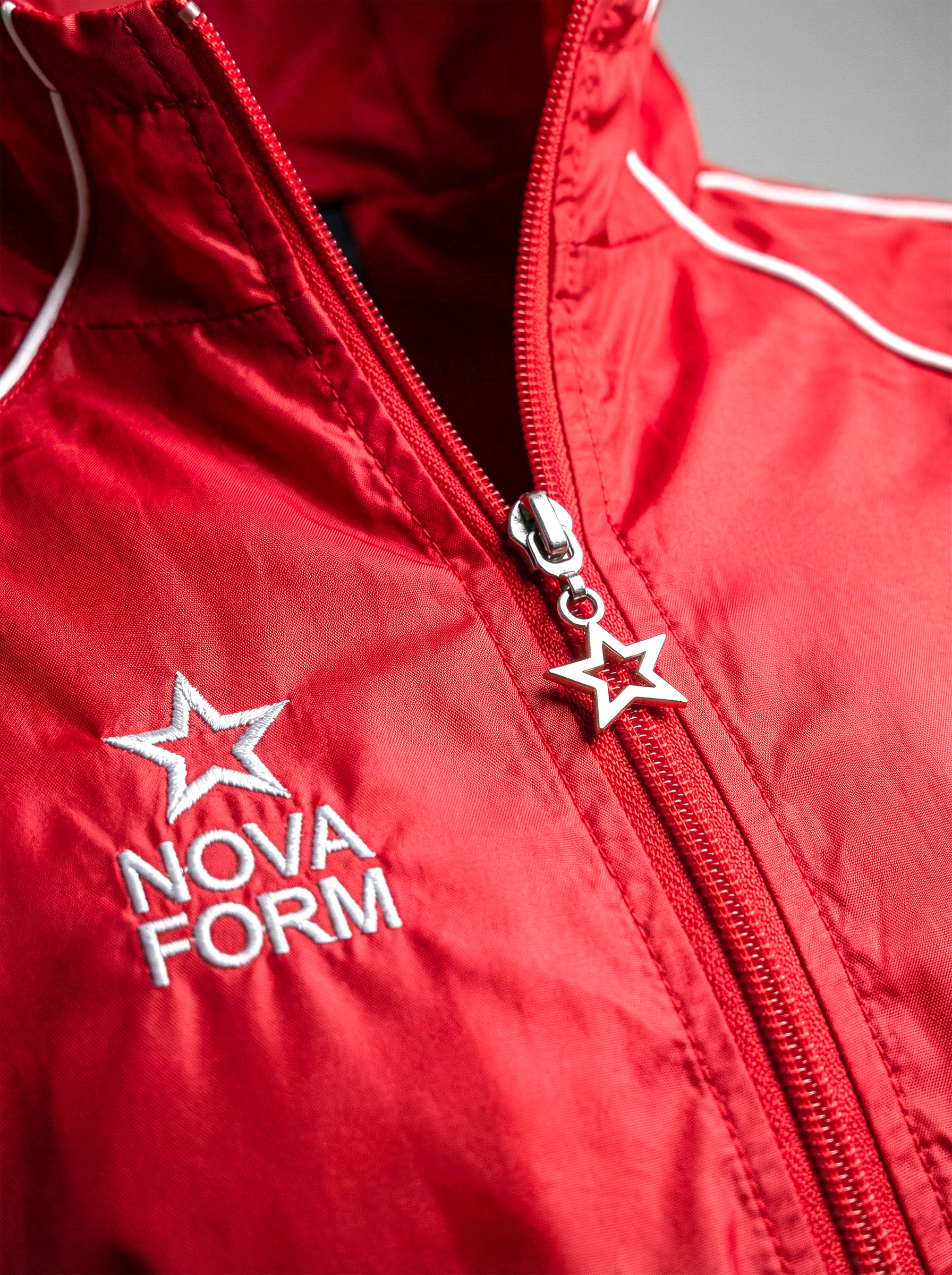 Nova Form Jacket in Red